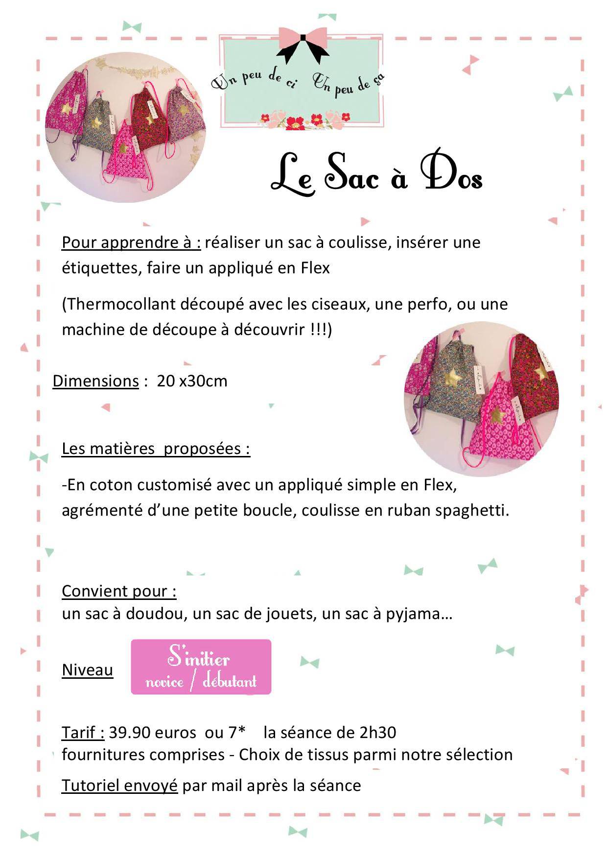 ateliers couture sac a dos granville